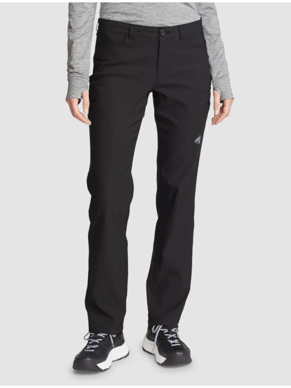 Eddie Bauer Women's Guide Pro Pants High Rise Black SZ10 Tall